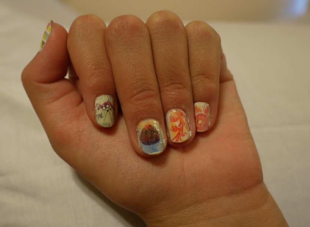 awesome easy magazine nails