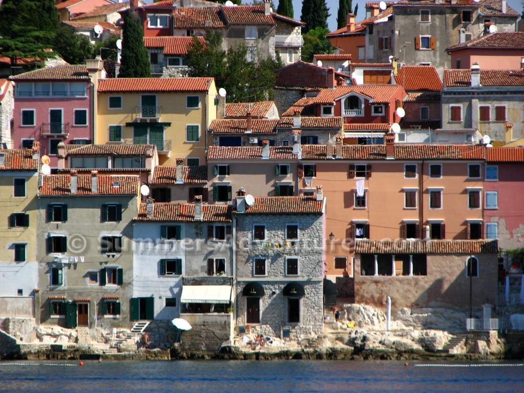 Houses on the adriatic