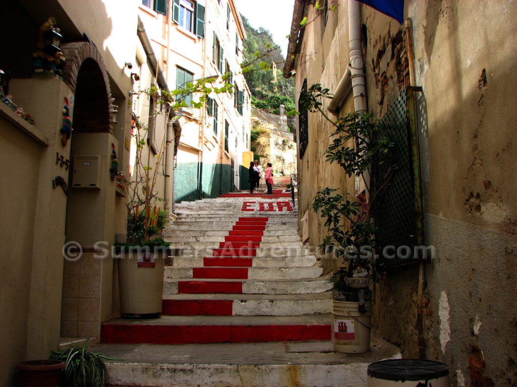 Gibraltar british stairs