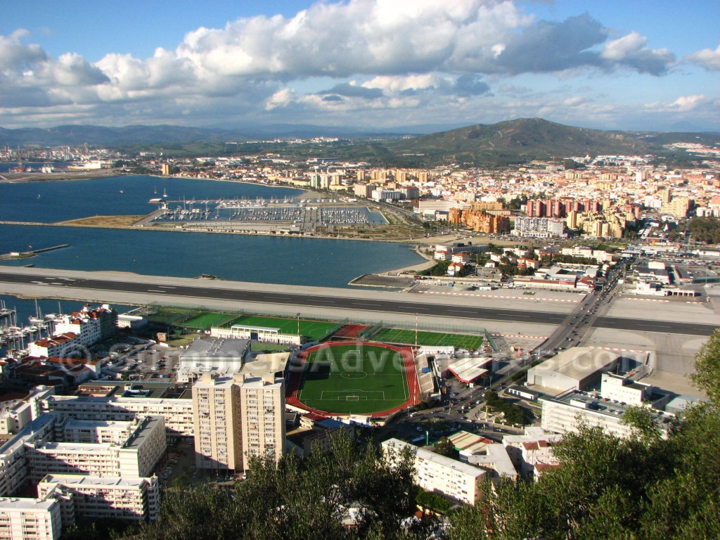 Gibraltay airstrip